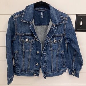 Gap  Blue 100% Cotton Denim Jean Jacket Boy's M 8-9 Like New!